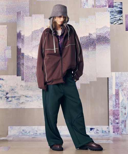 MAISON SPECIAL（メゾンスペシャル） ジャージブルゾン 1 オフホワイト