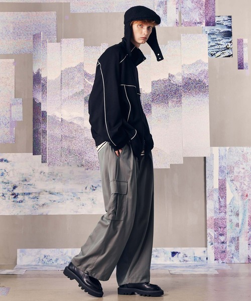 MAISON SPECIAL（メゾンスペシャル） ジャージブルゾン 1 オフホワイト