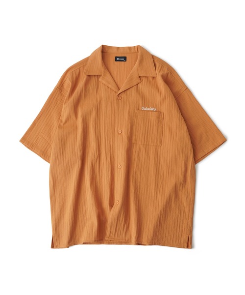 「Subciety」 半袖シャツ LARGE ブラック メンズ_画像5