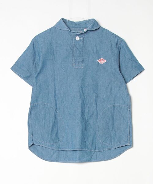 Danton（ダントン） 半袖シャツ 38 ブルー メンズ : ZOZOTOWN Yahoo!店