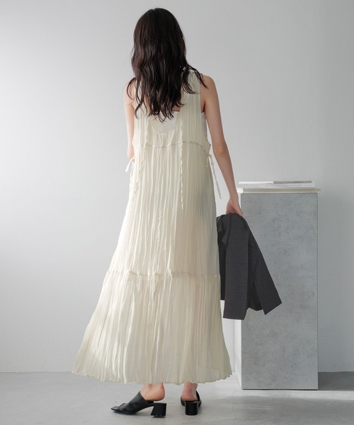 「LOWRYS FARM」 ノースリーブワンピース FREE ブルー系その他 レディース_画像5