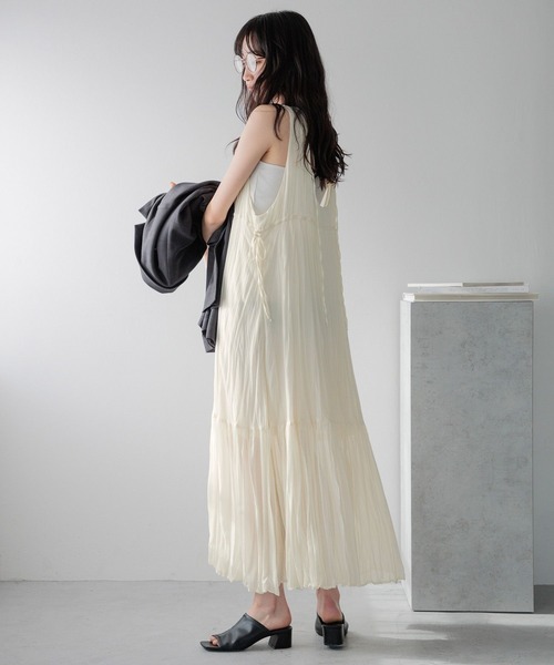 「LOWRYS FARM」 ノースリーブワンピース FREE ブルー系その他 レディース_画像6