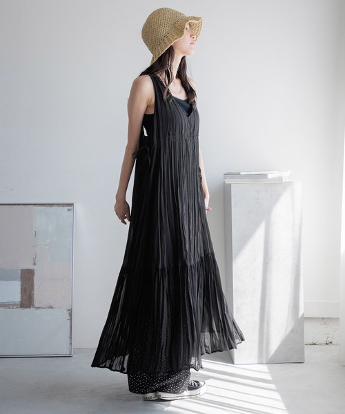 「LOWRYS FARM」 ノースリーブワンピース FREE ブルー系その他 レディース_画像9