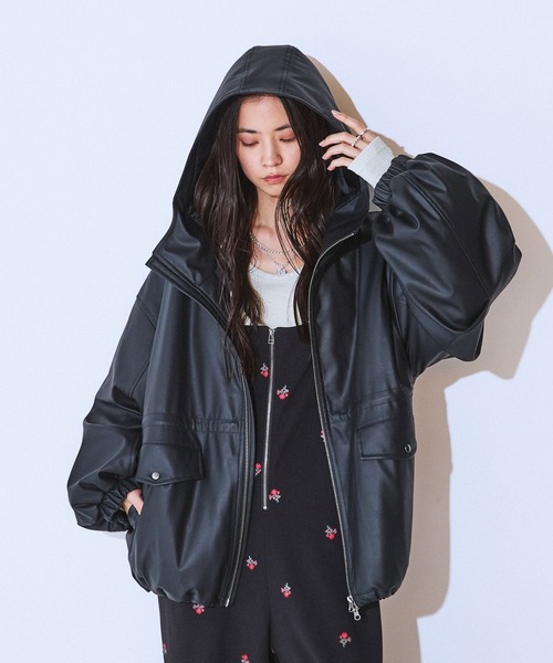 ジーナシス　レザーコート 楽天市場】ステンカラーレザーコート JEANASIS ジーナシス ジャケット