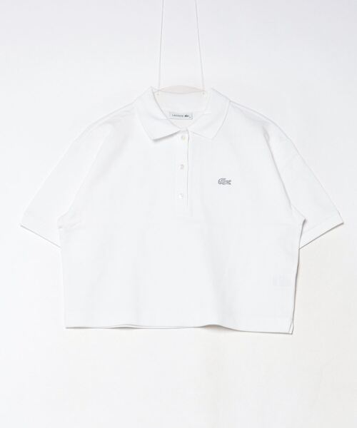 LACOSTE（ラコステ） 半袖ポロシャツ 36 オフホワイト レディース