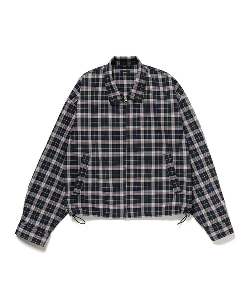 BEAMS（ビームス） ブルゾン アウター チェック ジップ ブルゾン