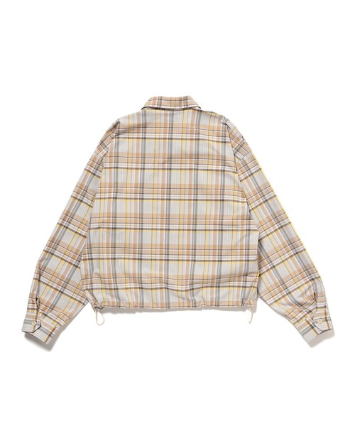 BEAMS（ビームス） ブルゾン アウター チェック ジップ ブルゾン