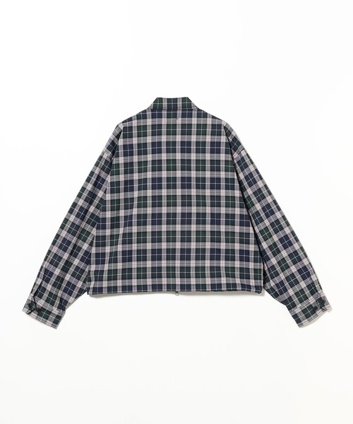 BEAMS（ビームス） ブルゾン アウター チェック ジップ ブルゾン