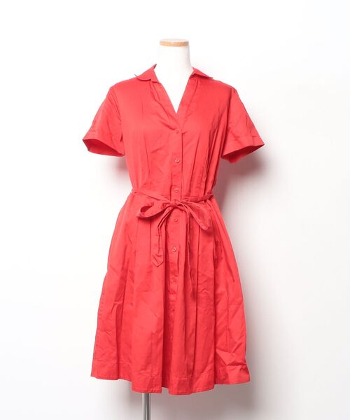 BROOKS BROTHERS（ブルックスブラザーズ） シャツワンピース 8 レッド