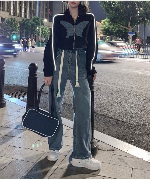 「almo」 ブルゾン FREE ホワイト レディース_画像6