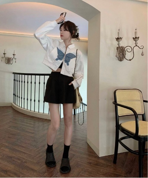 「almo」 ブルゾン FREE ホワイト レディース_画像9