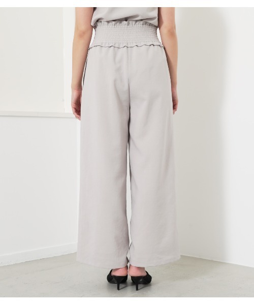 「rienda」 イージーパンツ FREE ブラック レディース_画像3