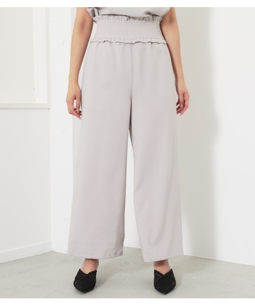 「rienda」 イージーパンツ FREE ブラック レディース_画像5