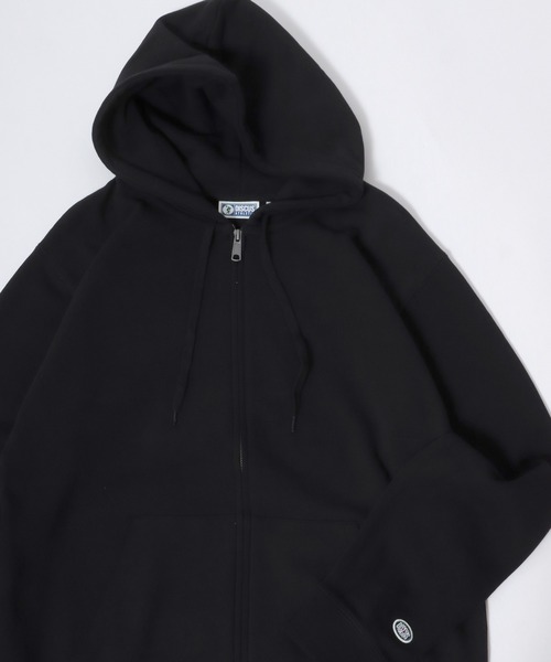 DISCUS 「DISCUS」 ジップアップパーカー M ブラック メンズ