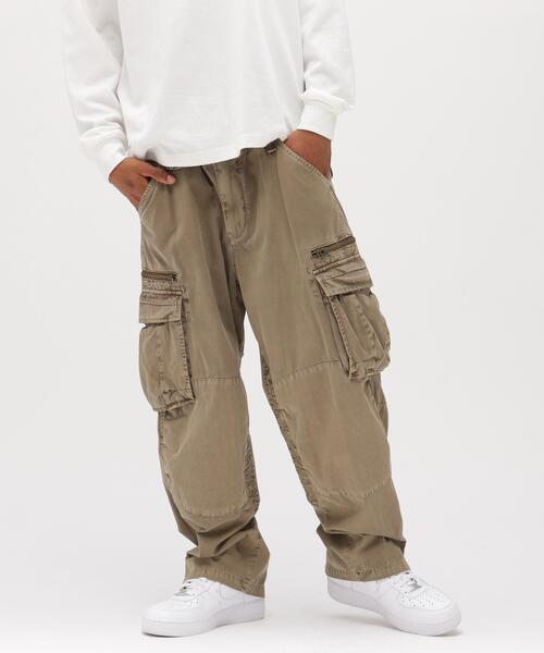 Avipex ベージュ カーゴパンツ AVIREX（アヴィレックス） カーゴパンツ PIGMENT TAPING CARGO PANTS