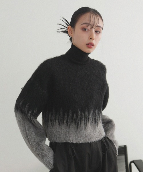 「LIAN」 長袖ニット FREE アイボリー レディース_画像2