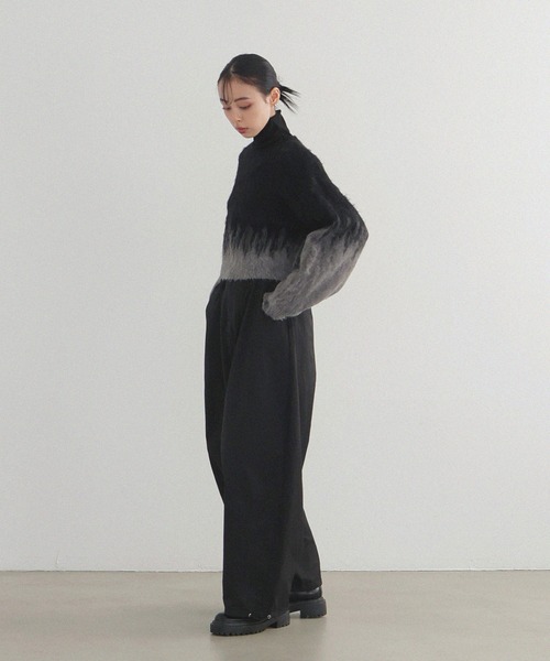 「LIAN」 長袖ニット FREE アイボリー レディース_画像6