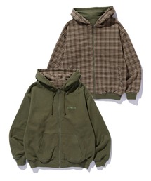XLARGE（エクストラ ラージ） パーカー REVERSIBLE ZIP UP HOODED