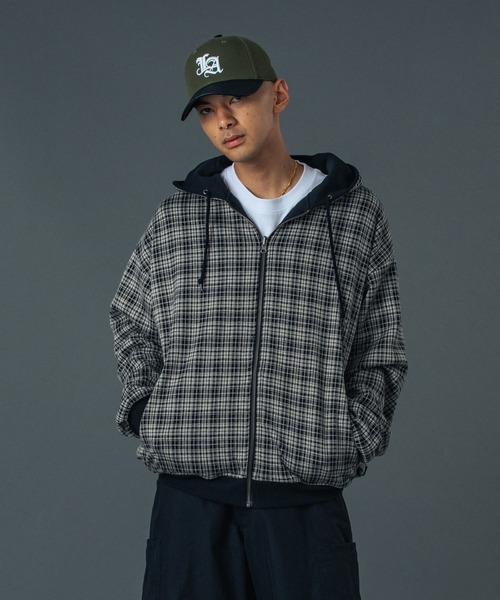 XLARGE（エクストラ ラージ） パーカー REVERSIBLE ZIP UP HOODED