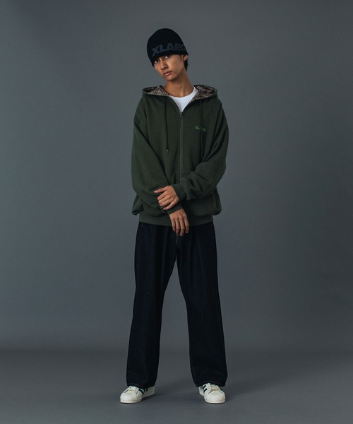 XLARGE（エクストラ ラージ） パーカー REVERSIBLE ZIP UP HOODED