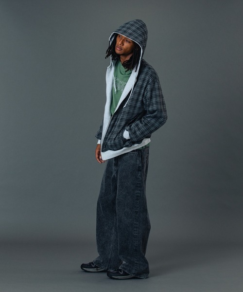 XLARGE（エクストラ ラージ） パーカー REVERSIBLE ZIP UP HOODED