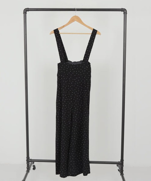 「Isn't She?」 オールインワン FREE ブラック レディース_画像4