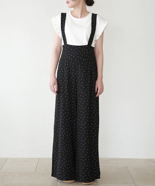 「Isn't She?」 オールインワン FREE ブラック レディース_画像5