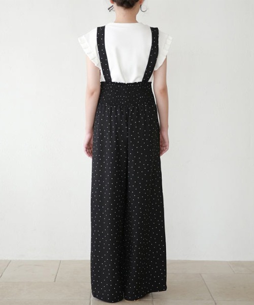 「Isn't She?」 オールインワン FREE ブラック レディース_画像6