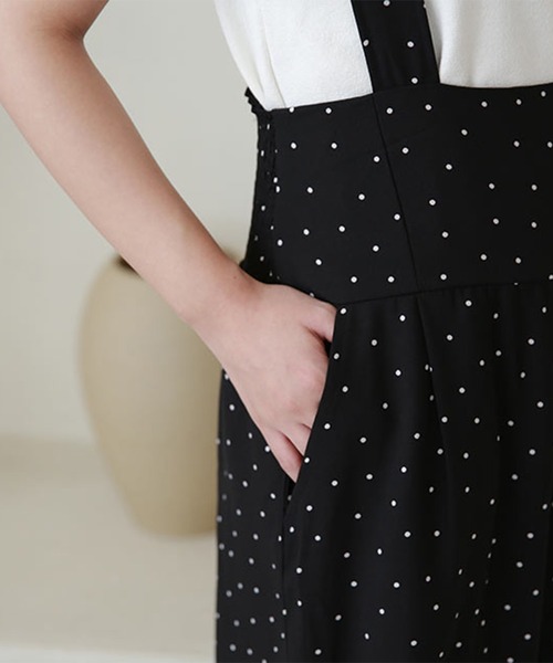 「Isn't She?」 オールインワン FREE ブラック レディース_画像7