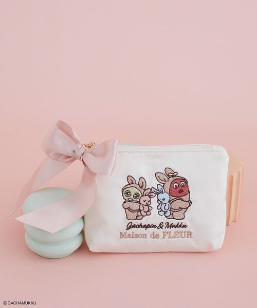 Maison de FLEUR（メゾンドフルール） ポーチ ガチャピンとムック