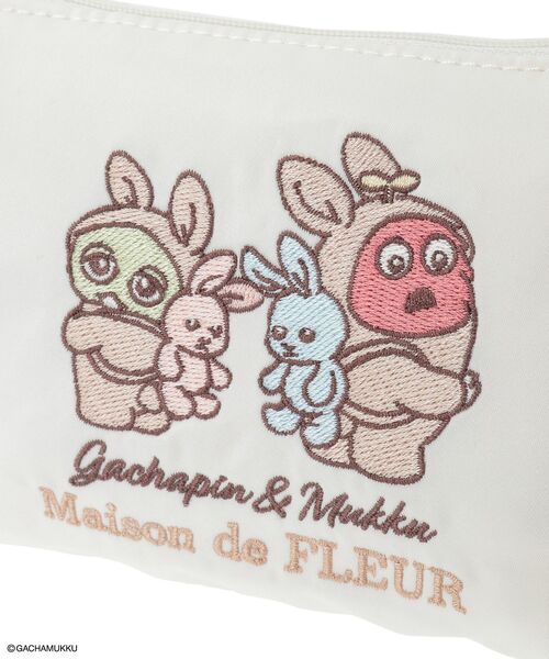 Maison de FLEUR（メゾンドフルール） ポーチ ガチャピンとムック