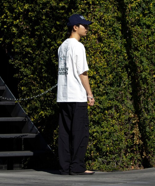 「Franklin Climbing」 7分袖Tシャツ M ホワイト メンズ_画像3