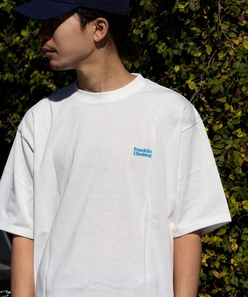 「Franklin Climbing」 7分袖Tシャツ M ホワイト メンズ_画像8