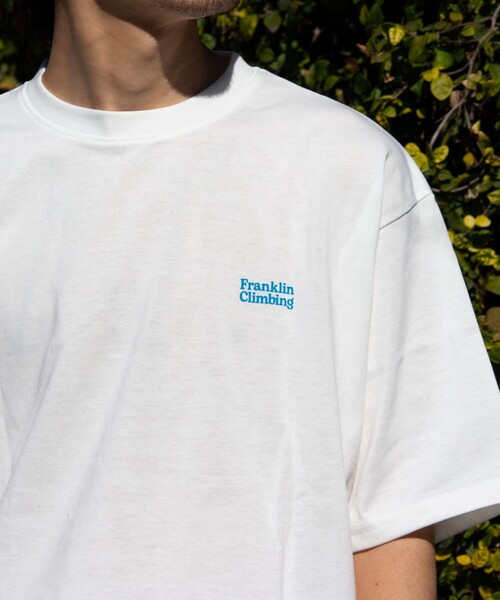 「Franklin Climbing」 7分袖Tシャツ M ホワイト メンズ_画像9