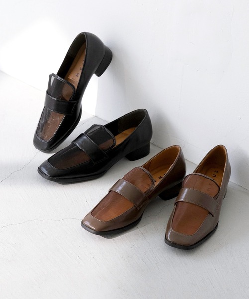 「menue」 シューズ 39 ブラック レディース_画像3