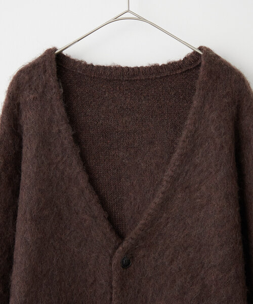 「WHIMSIC」 ニットカーディガン FREE イエロー レディース_画像7