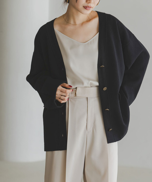 【新品】Noble カーディガン NOBLE（ノーブル） カーディガン 「WEB限定追加」接結ジャケットライク