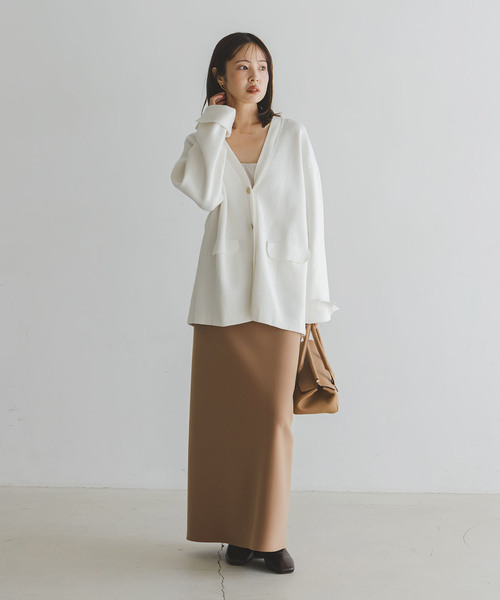 NOBLE（ノーブル） カーディガン 「WEB限定追加」接結ジャケットライク