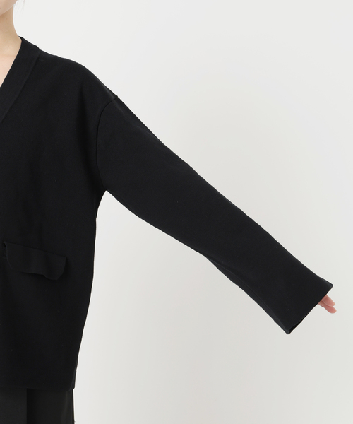 NOBLE（ノーブル） カーディガン 「WEB限定追加」接結ジャケットライク