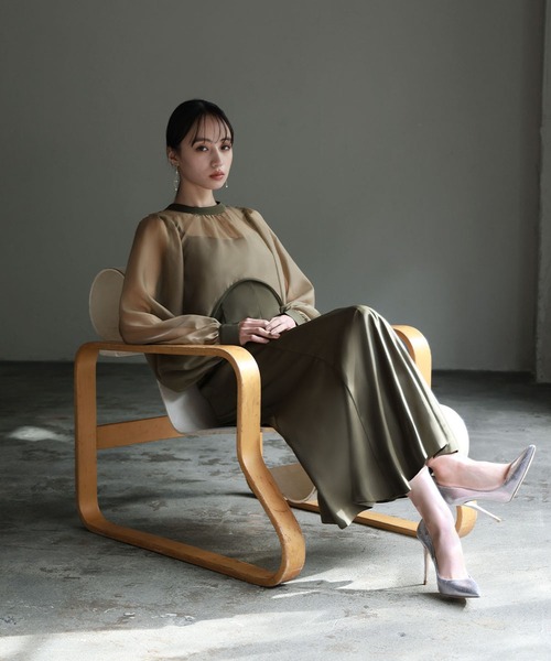 「GIRL」 コンビワンピース L ブラック レディース_画像9