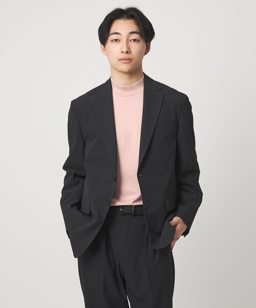 tシャツ L/A ポンチ モックネック カットソー -抗菌- メンズの画像