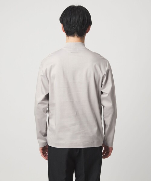 tシャツ L/A ポンチ モックネック カットソー -抗菌- メンズの画像