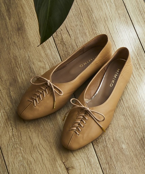 「HIMIKO」 フラットパンプス 24.0cm アイボリー レディース_画像3