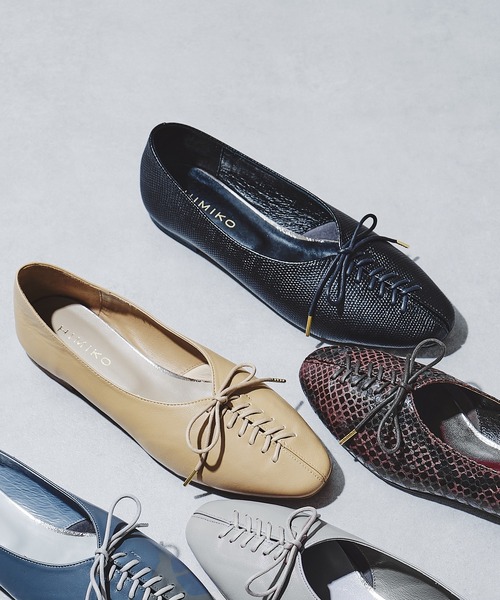 「HIMIKO」 フラットパンプス 24.0cm アイボリー レディース_画像5