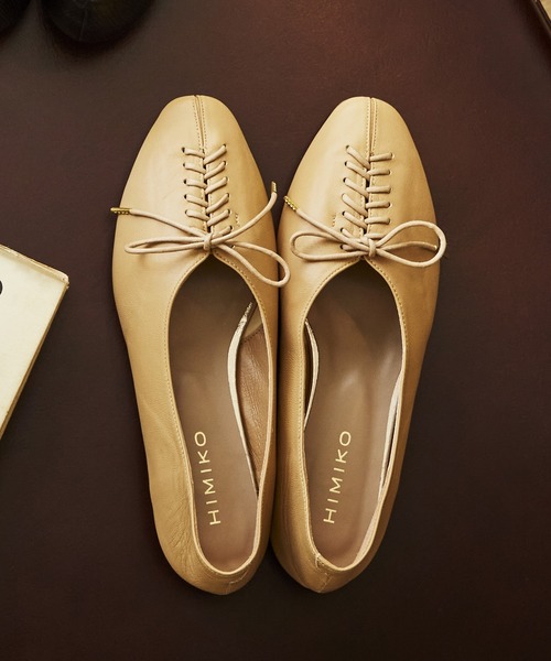「HIMIKO」 フラットパンプス 24.0cm アイボリー レディース_画像6