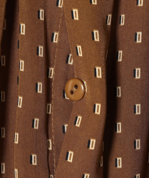 「SHIPS Colors」 長袖ブラウス ONE SIZE ピンク レディース_画像3