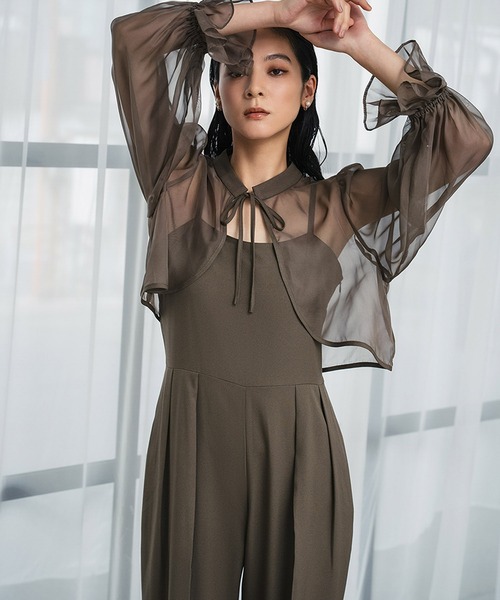 「GIRL」 オールインワン S グレー レディース_画像9