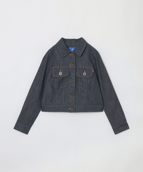 BLUE LABEL クリストブリッジ新品タグ付きデニムジャケットGジャン38 BLUE LABEL CRESTBRIDGE（ブルーレーベルクレストブリッジ） デニム