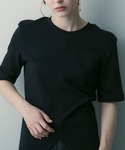 ブラウス シャツ 半袖 サイドタック ショート...の詳細画像3