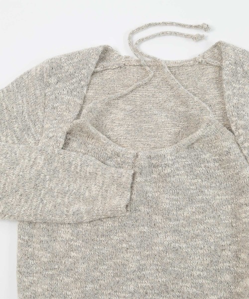 「miette」 長袖ニット FREE ベージュ レディース_画像2